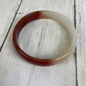 Natural  Agate Bangle Bracelet